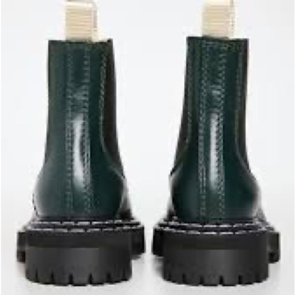 $895 Proenza schouler lug Chelsea boots contrast welt stitches size 36.5 - Picture 3 of 11